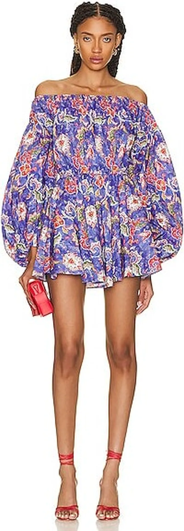 Caroline Constas Charli Dress in Blue
