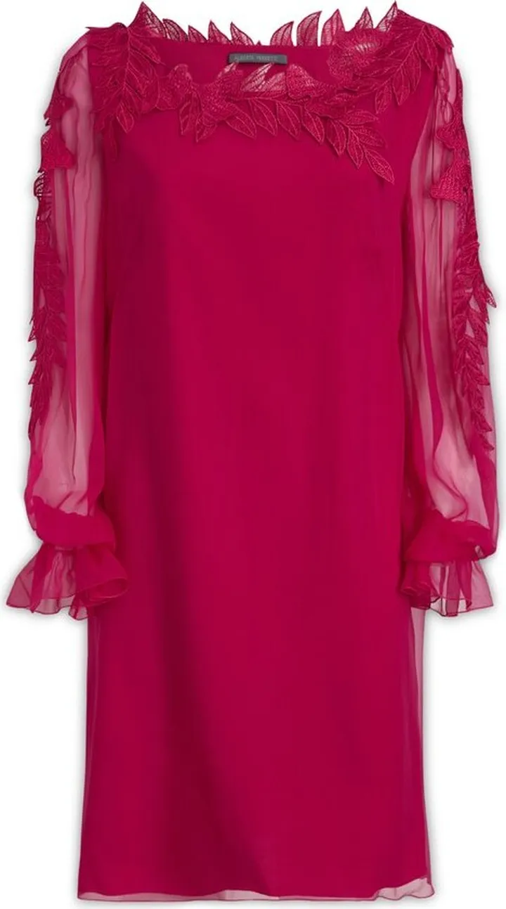 Alberta Ferretti Long-Sleeved Mini Dress
