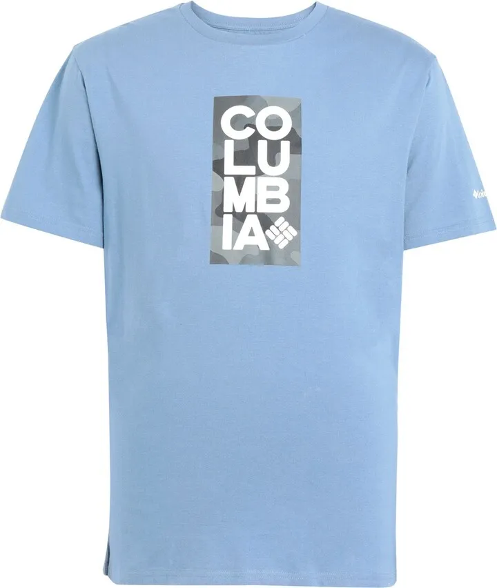 Columbia Trek Logo Short Sleeve T-shirt Pastel Blue