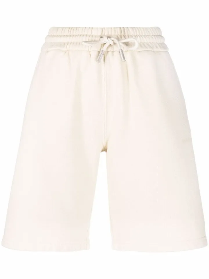 Diag logo-print sweat shorts
