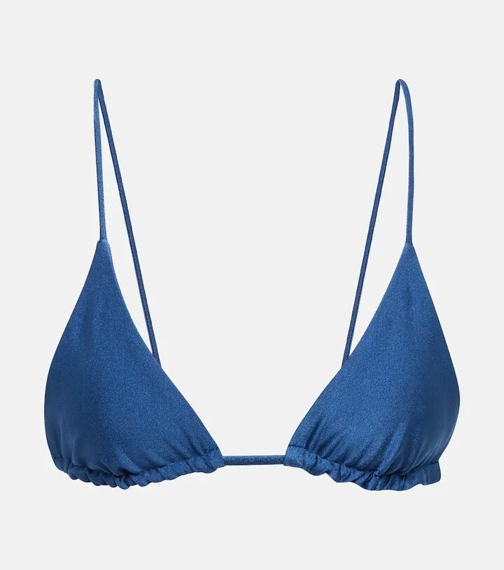 Via triangle bikini top
