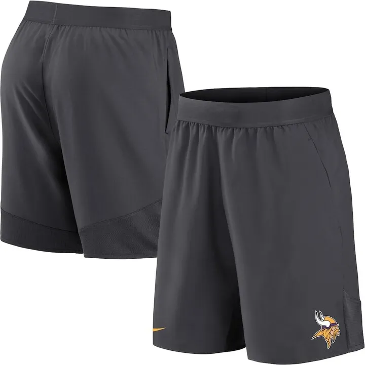 Men's Nike Anthracite Minnesota Vikings Stretch Woven Shorts