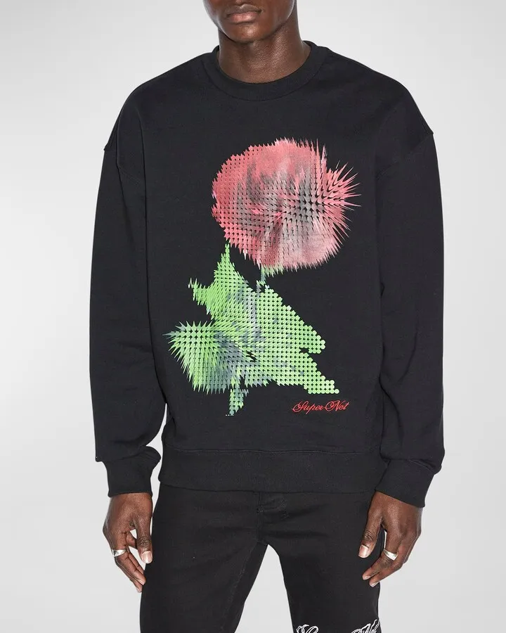 Men's Pixel Biggie Fleece Sweatshirt