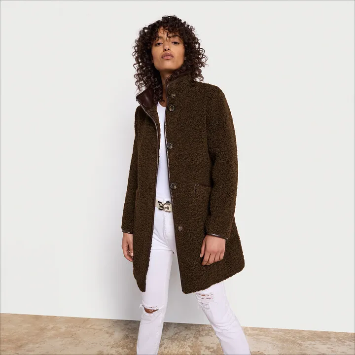 Faux Shearling Coat