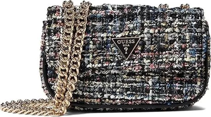 GUESS Spark Micro Mini (Black Multi) Handbags