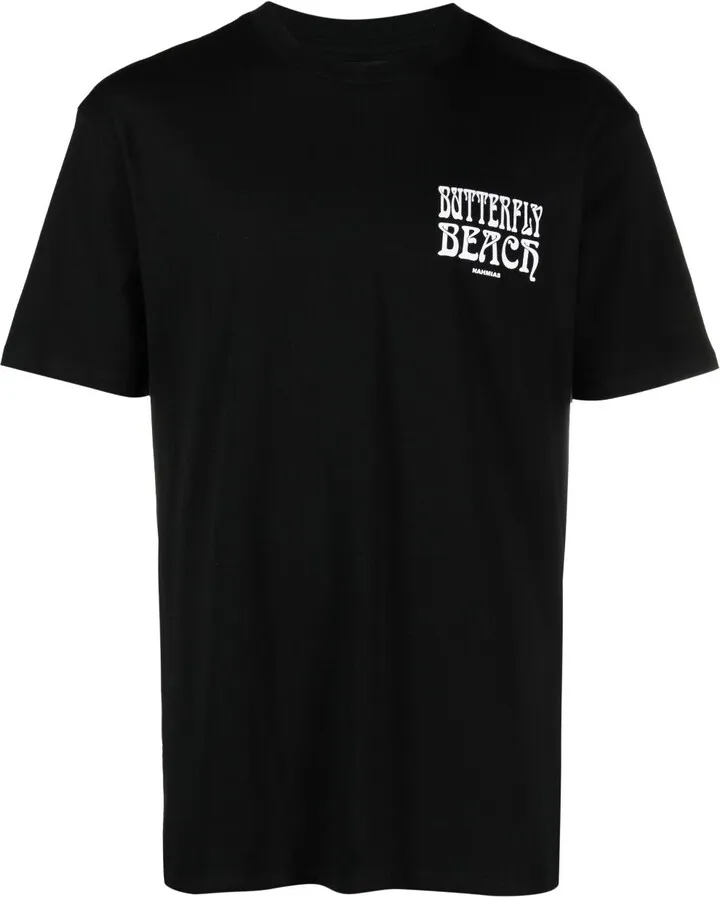 graphic-print short-sleeved T-shirt