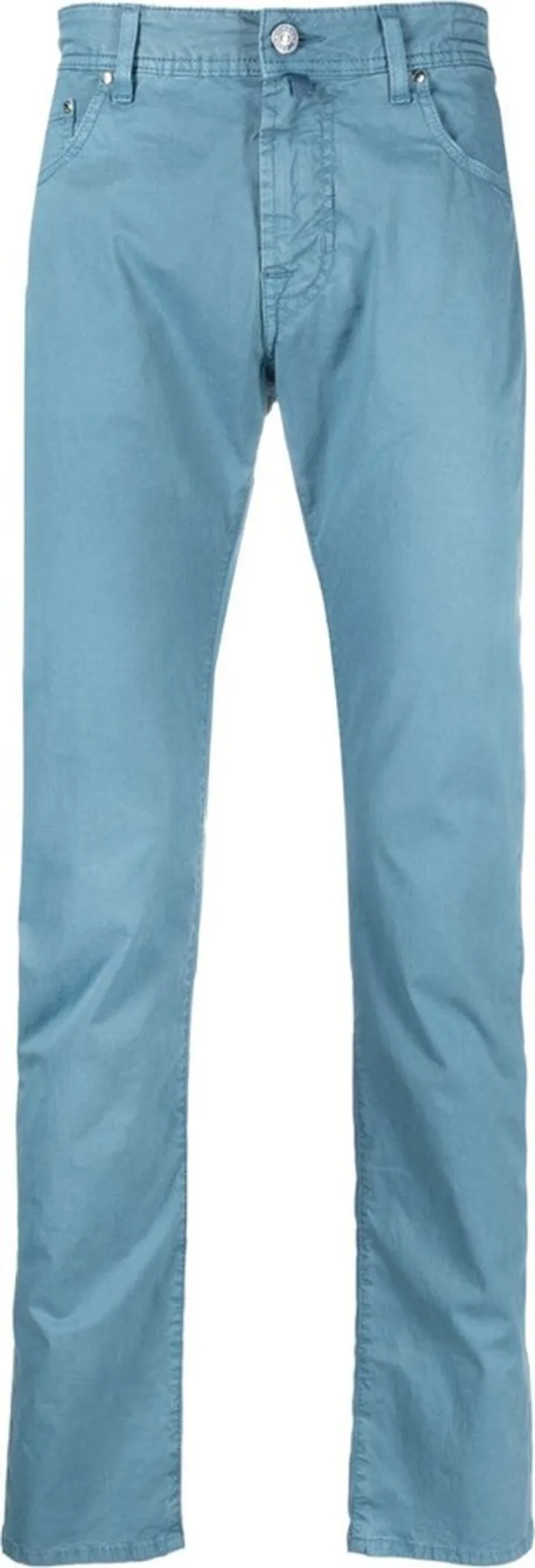 Logo-Patch Straight-Leg Trousers