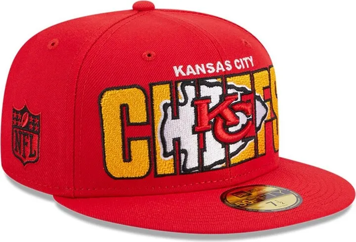 Men's New Era Red Kansas City Chiefs 2023 Nfl Draft 59FIFTY Fitted Hat