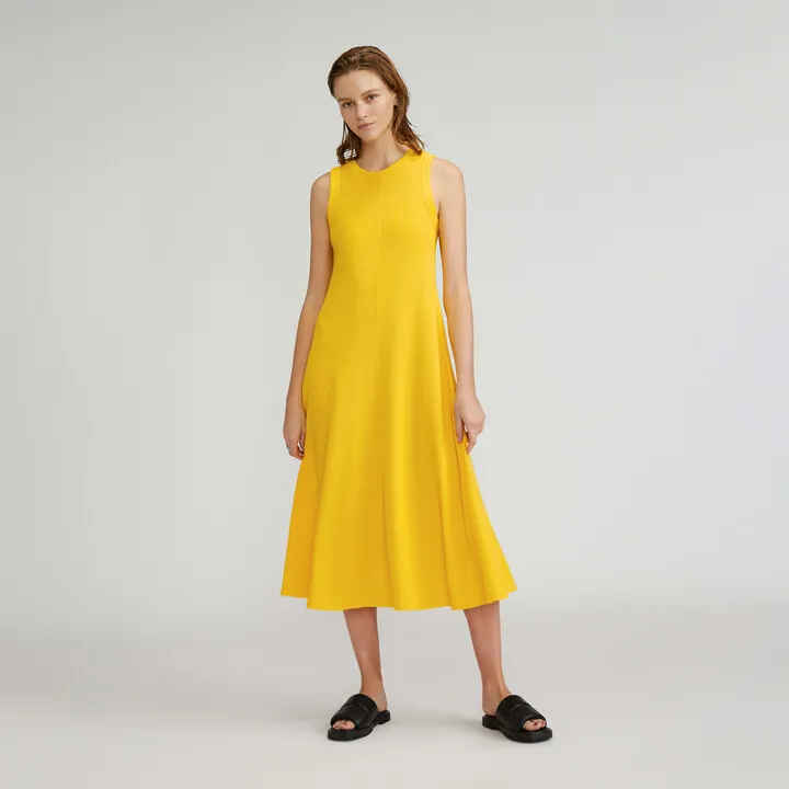 The Organic Cotton Waffle Tank Dress
