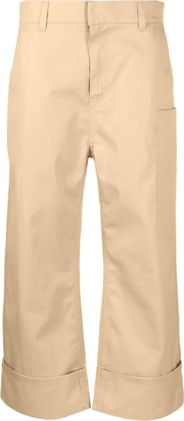 Cropped Wide-Leg Trousers