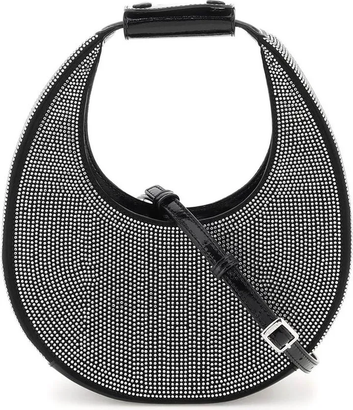 Staud Moon Embellished Logo Detailed Tote Bag