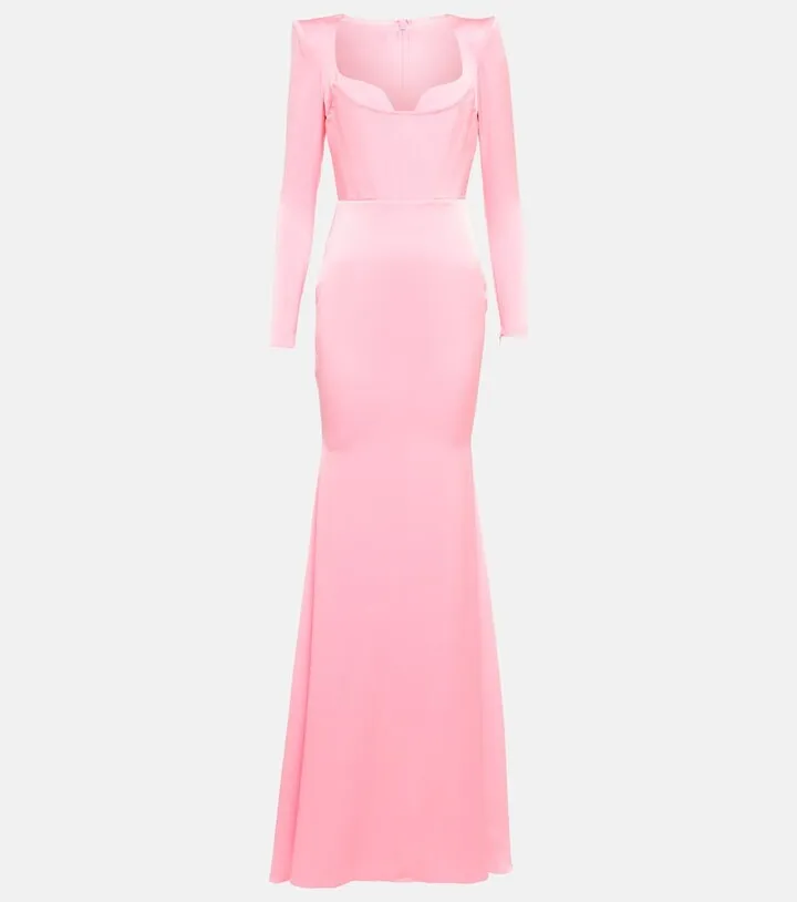 Crepe gown