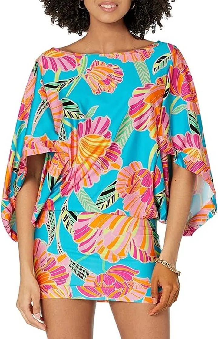 Trina Turk Poppy Tunic (Multi) Women's Swimwear