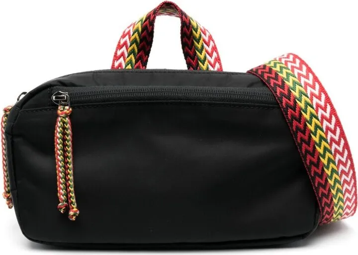 Chevron Woven Pattern Belt Bag