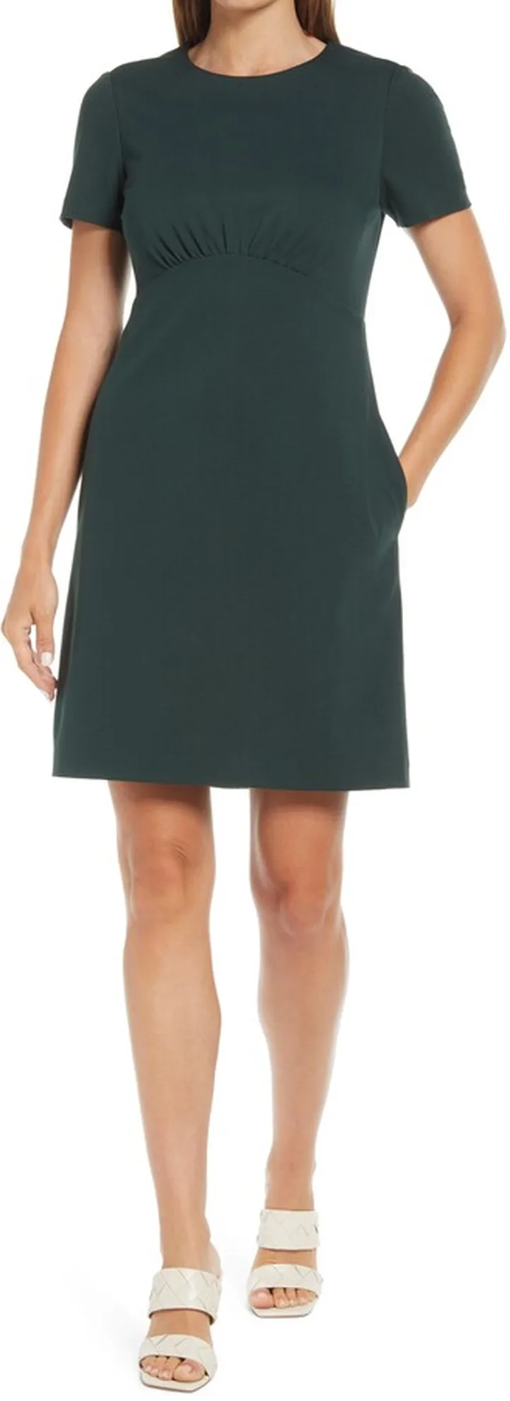 Gathered Yoke Dress