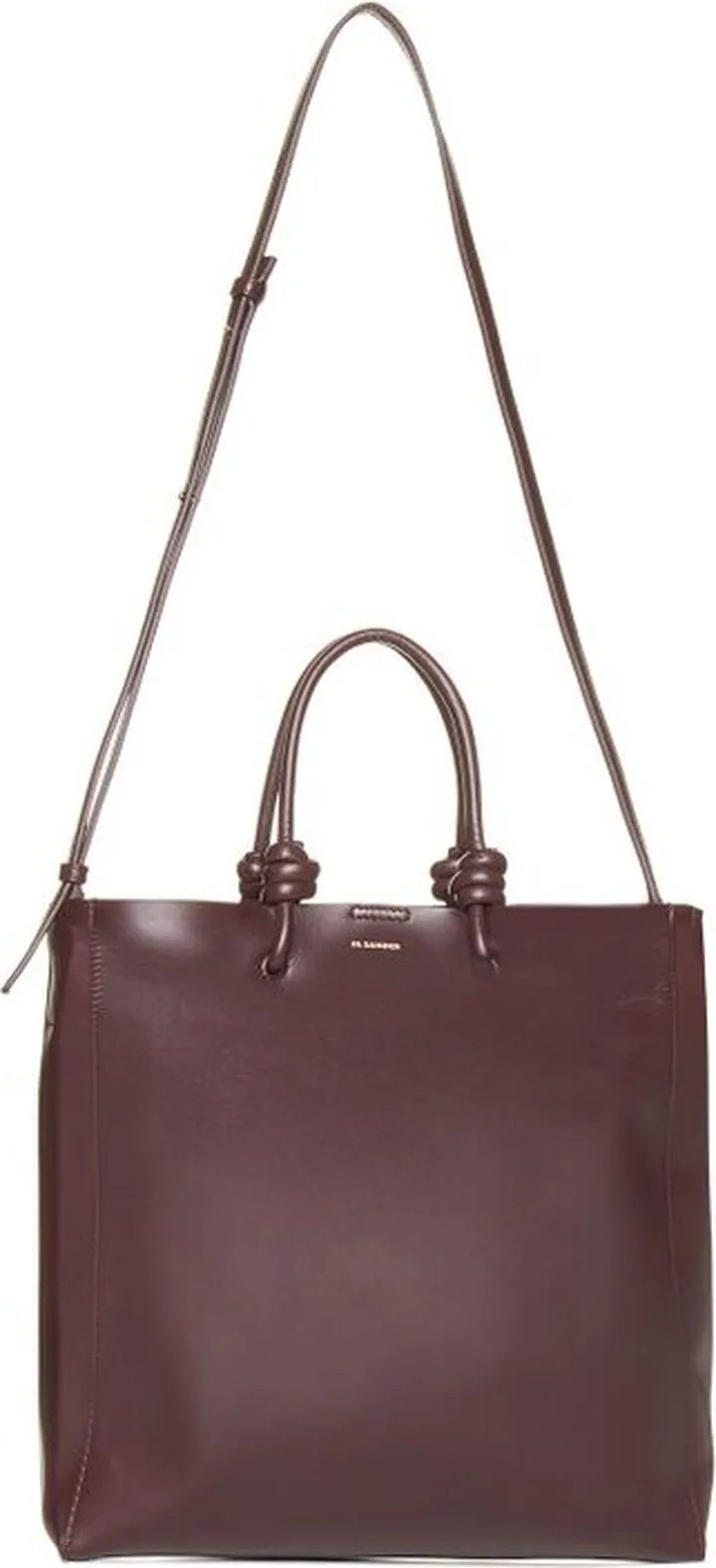 Jil Sander Giro Logo Printed Medium Tote Bag