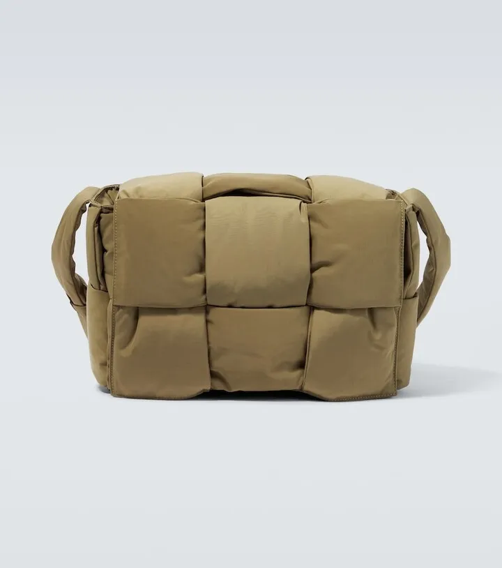 Padded Tech Cassette woven shoulder bag