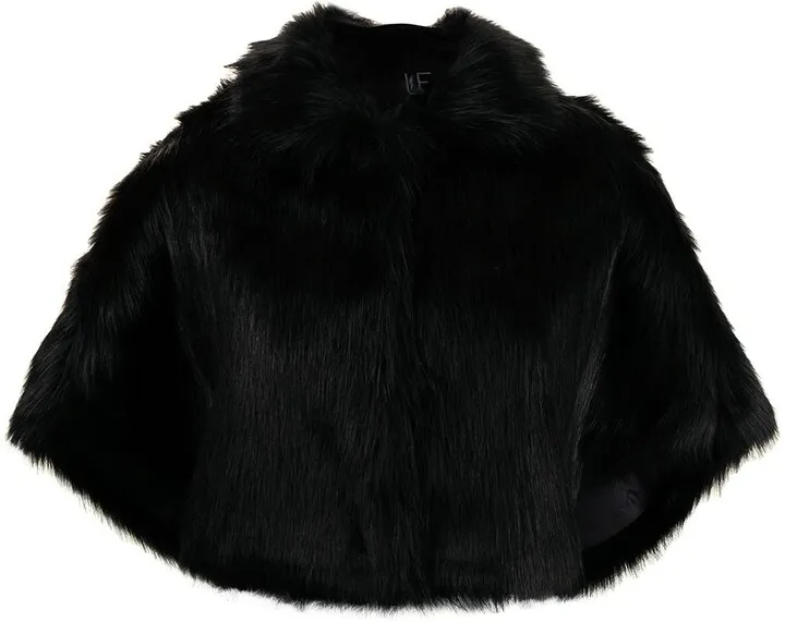 Nord faux-fur cropped cape