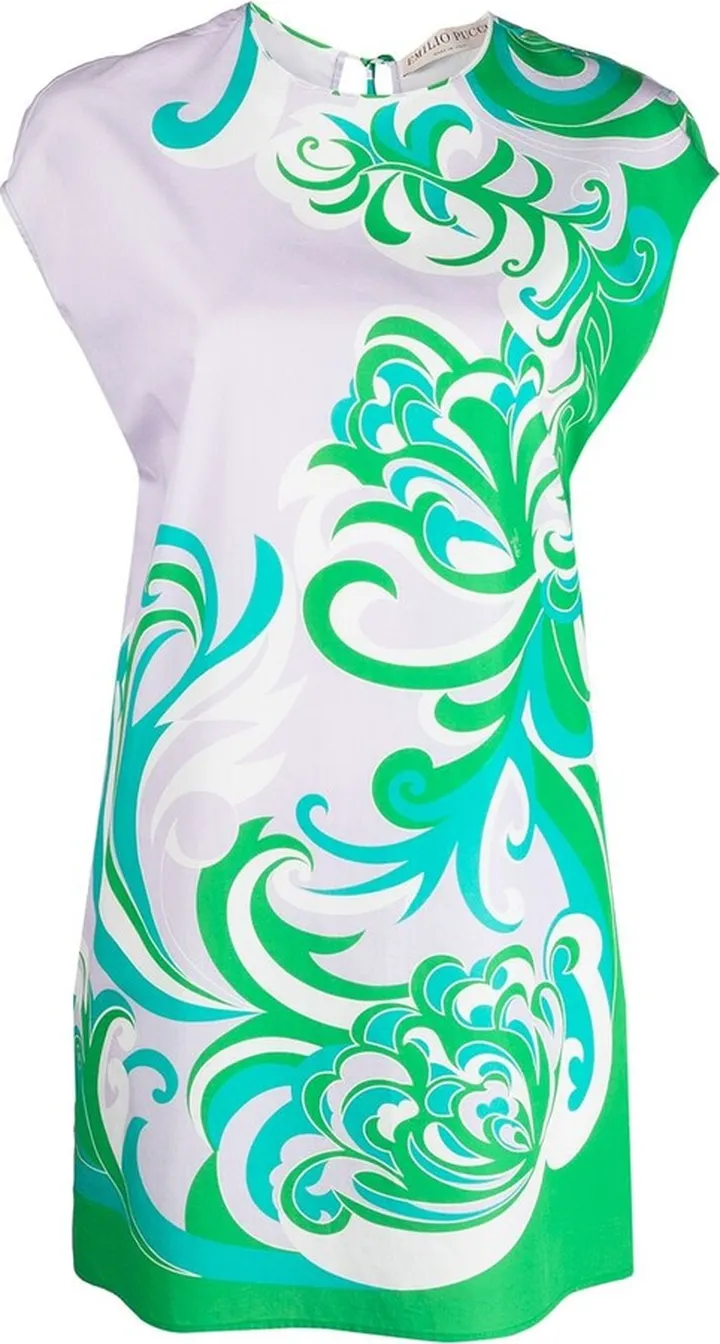Albizia print shift dress