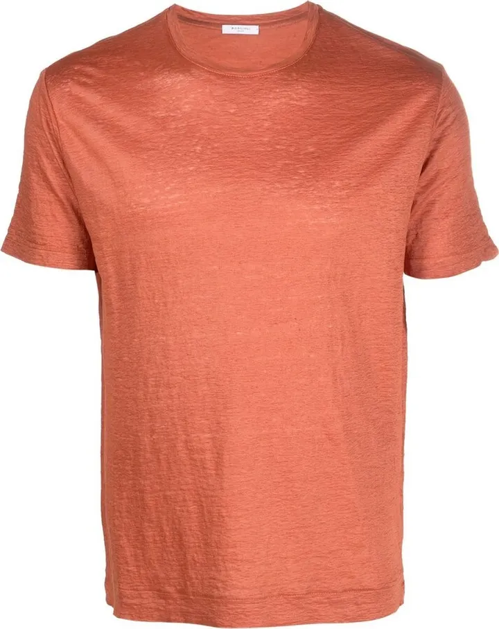 short-sleeve linen T-shirt