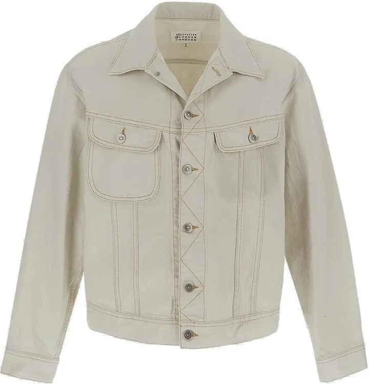 Maison Margiela Chalk Selvedge Denim Jacket