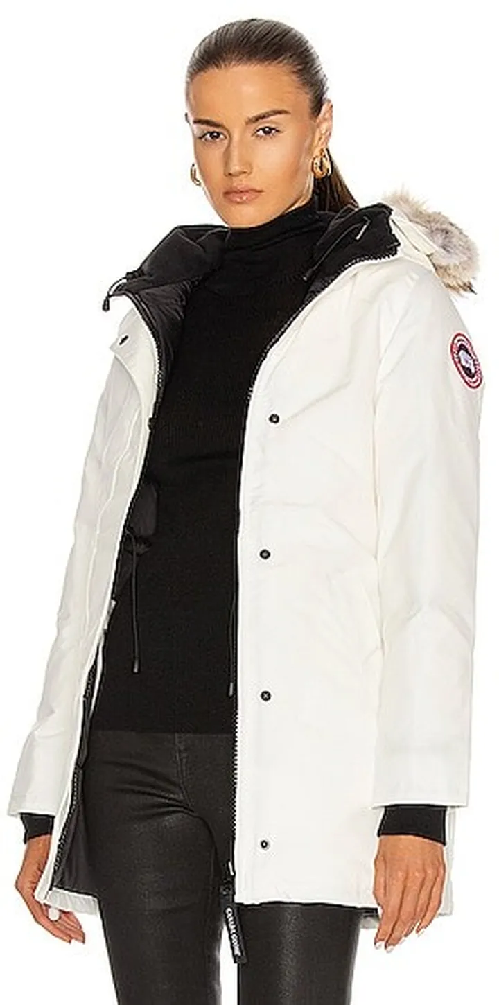 Canada Goose Victoria Parka in White