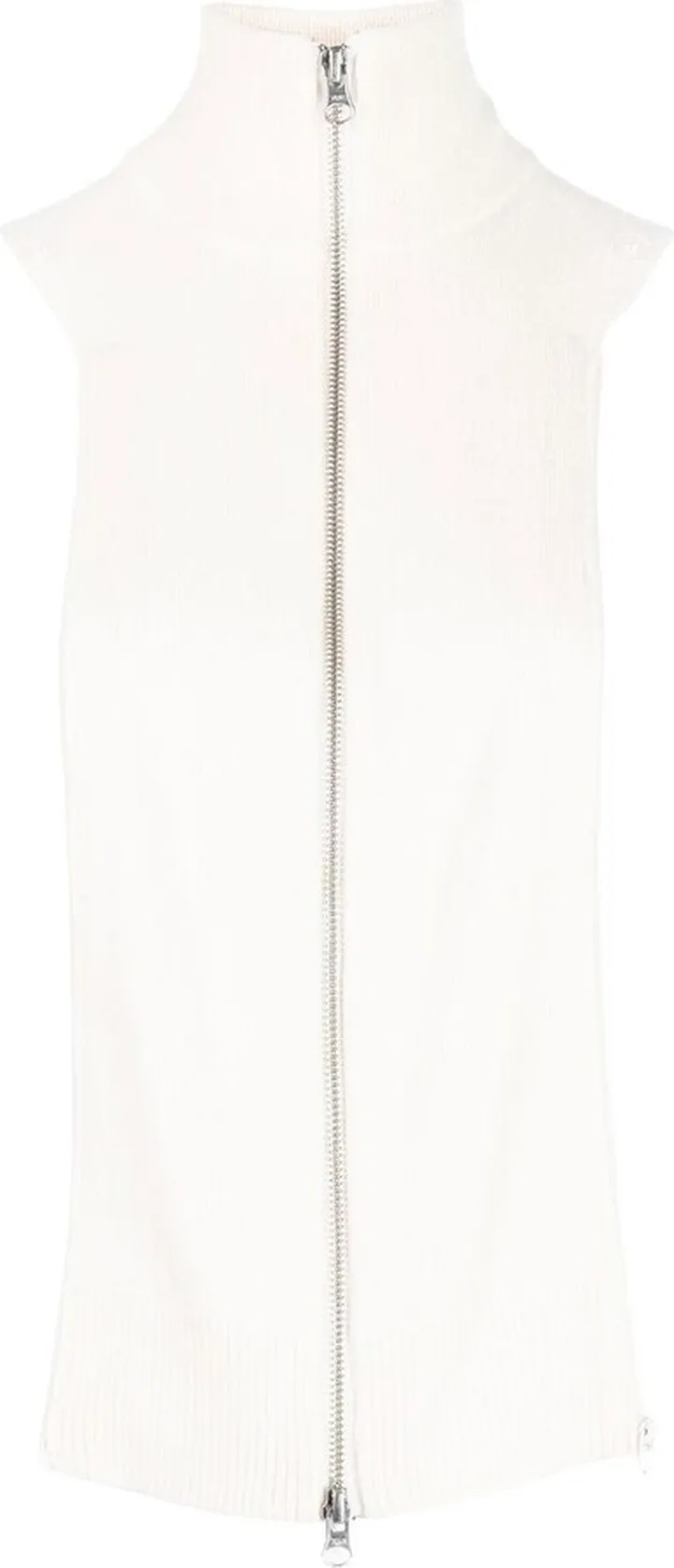 High-Neck Cashmere Knitted Top
