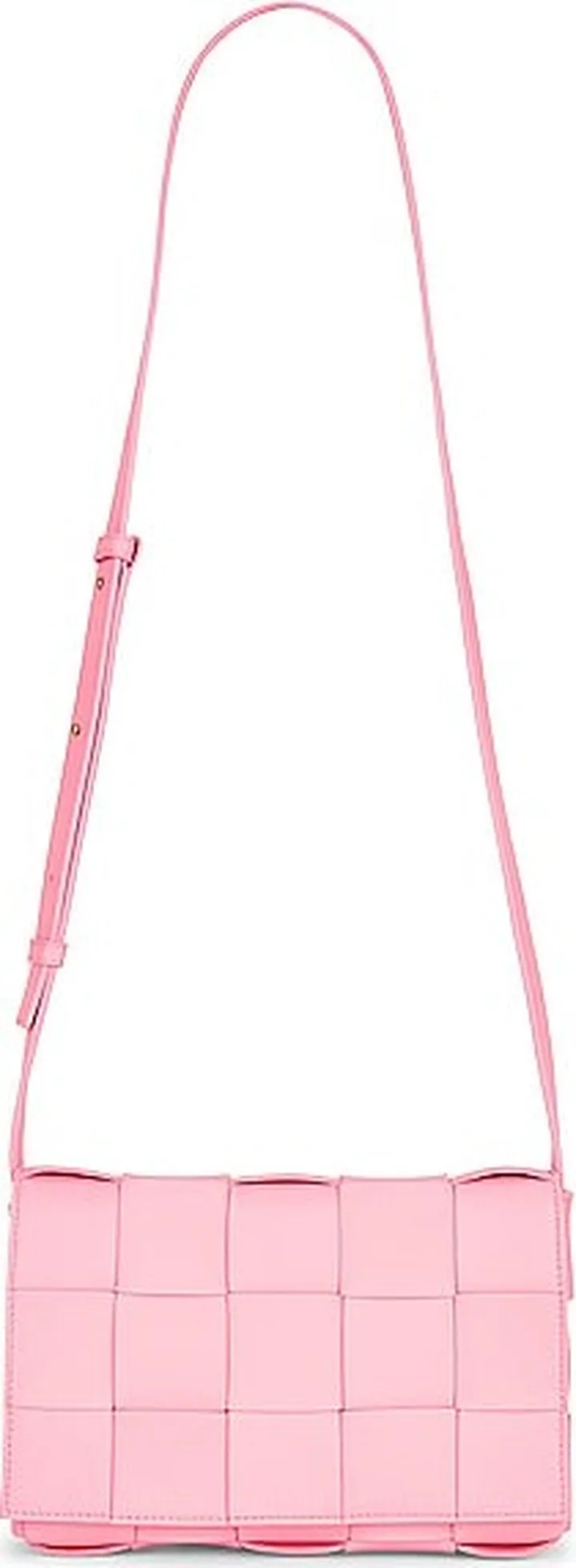 Bottega Veneta Cassette Crossbody Bag in Pink