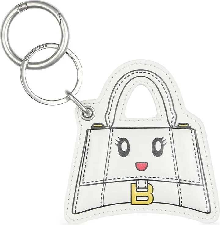 Hourglass Mirror Keychain