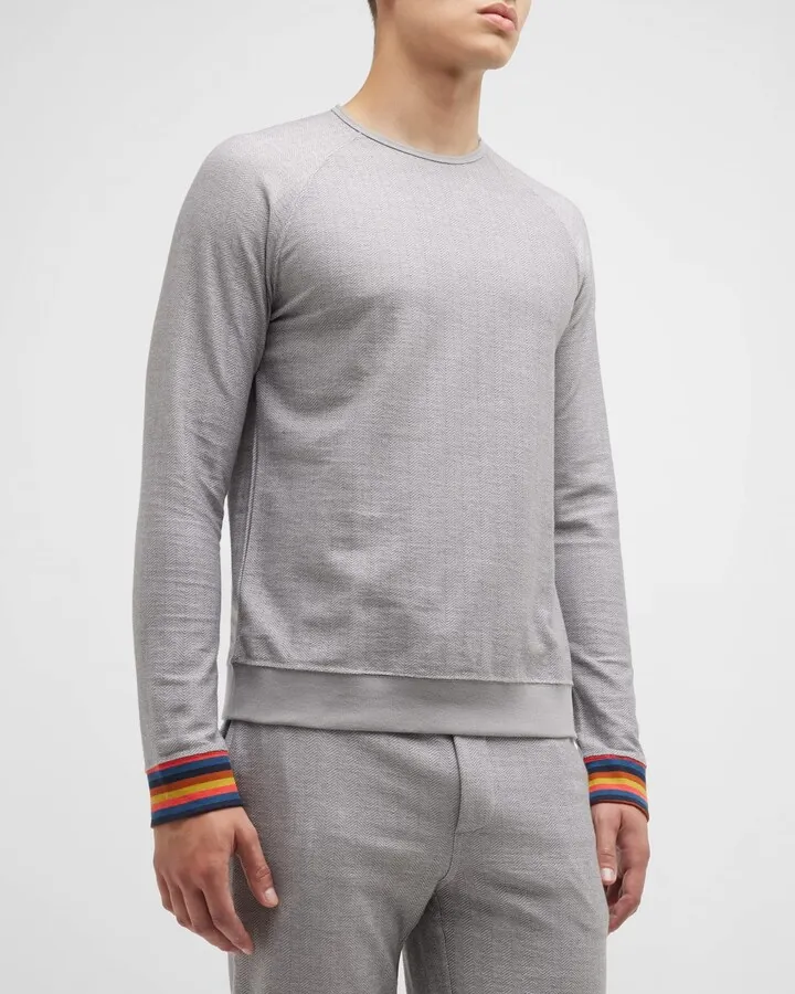 Men's Multicolor Cuff Lounge T-Shirt