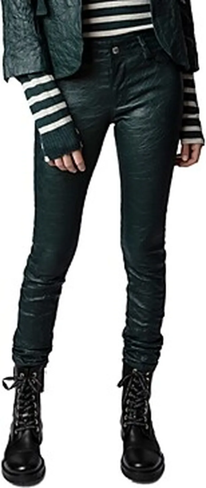 Zadig & Voltaire Textured Leather Pants