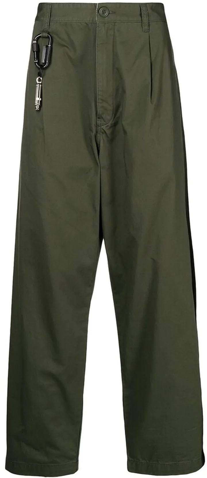 Mid-Rise Straight Trousers