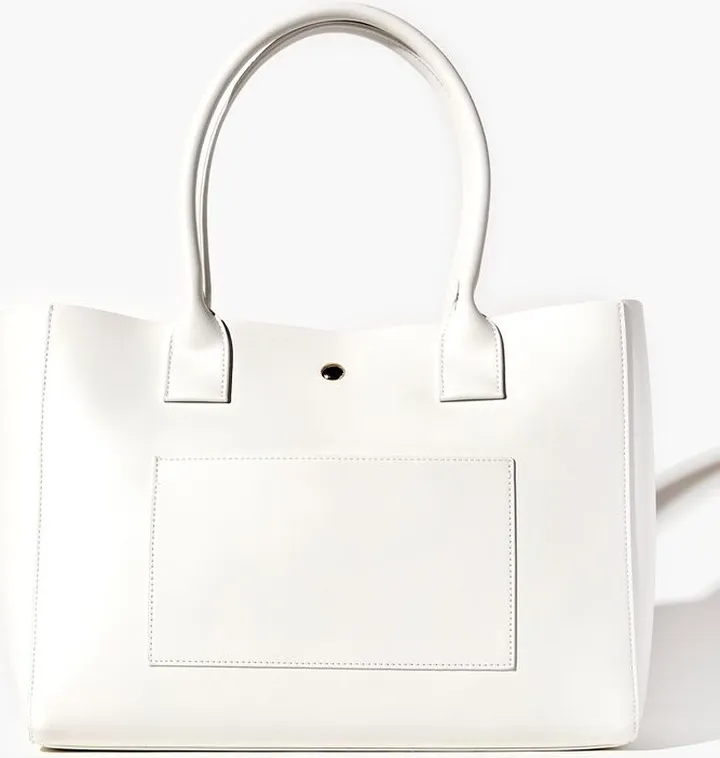 Faux Leather Tote Bag