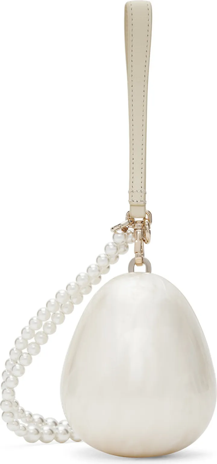 Simone Rocha Off-White Micro Egg Bag