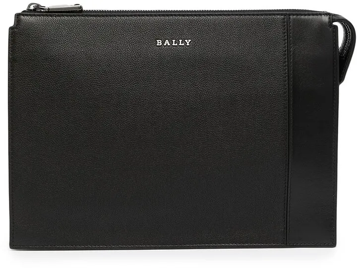 Leather Rear-Handle Clutch