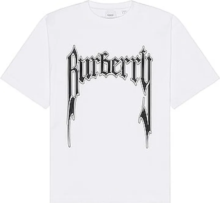 Burberry Sici Big Artwork Tee in White