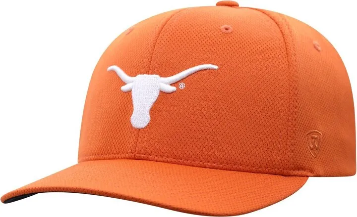 Men's Top of the World Texas Orange Texas Longhorns Reflex Logo Flex Hat