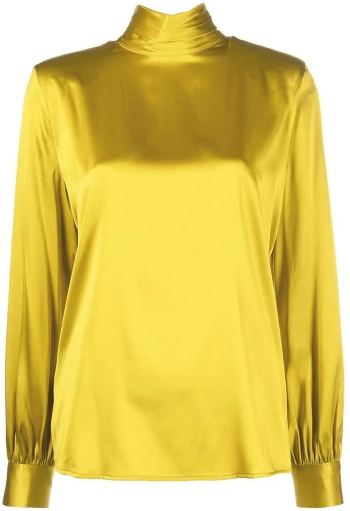 High-Neck Long-Sleeve Top