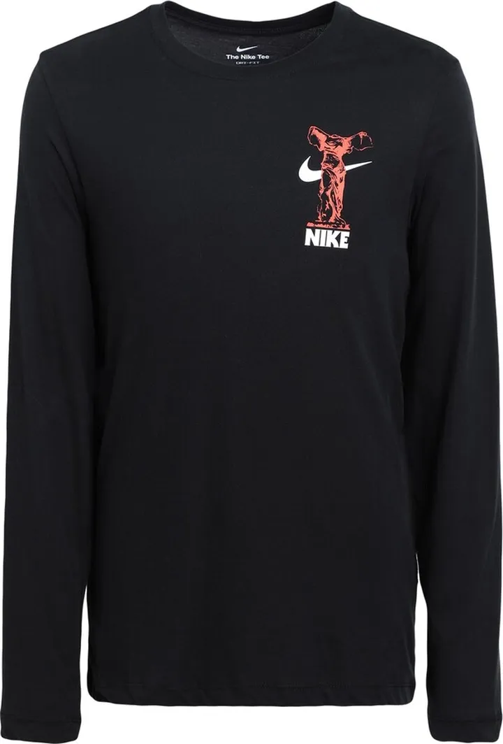 M Nk Df Tee Ls Wild Card T-shirt Black