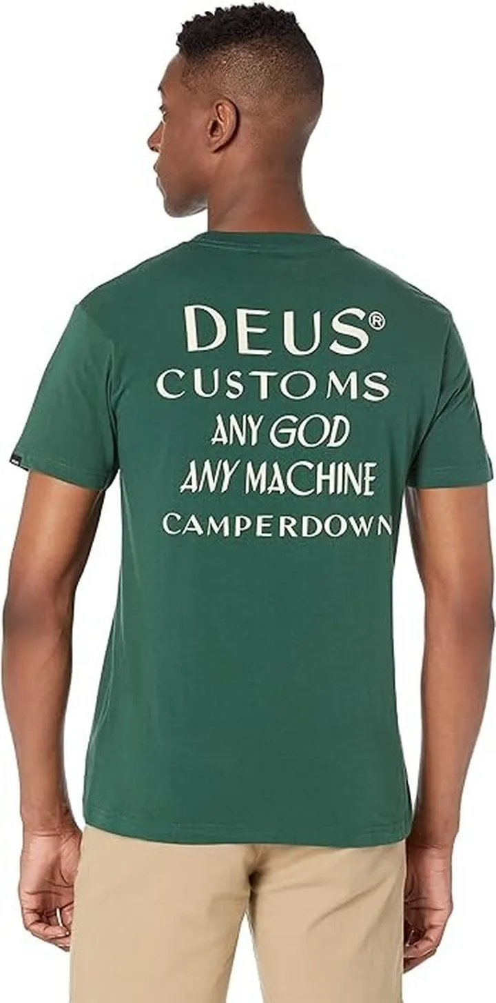 Deus Ex Machina Crimson Tee (Hunter Green) Men's Clothing