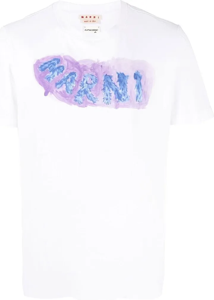 logo-print crew neck T-shirt