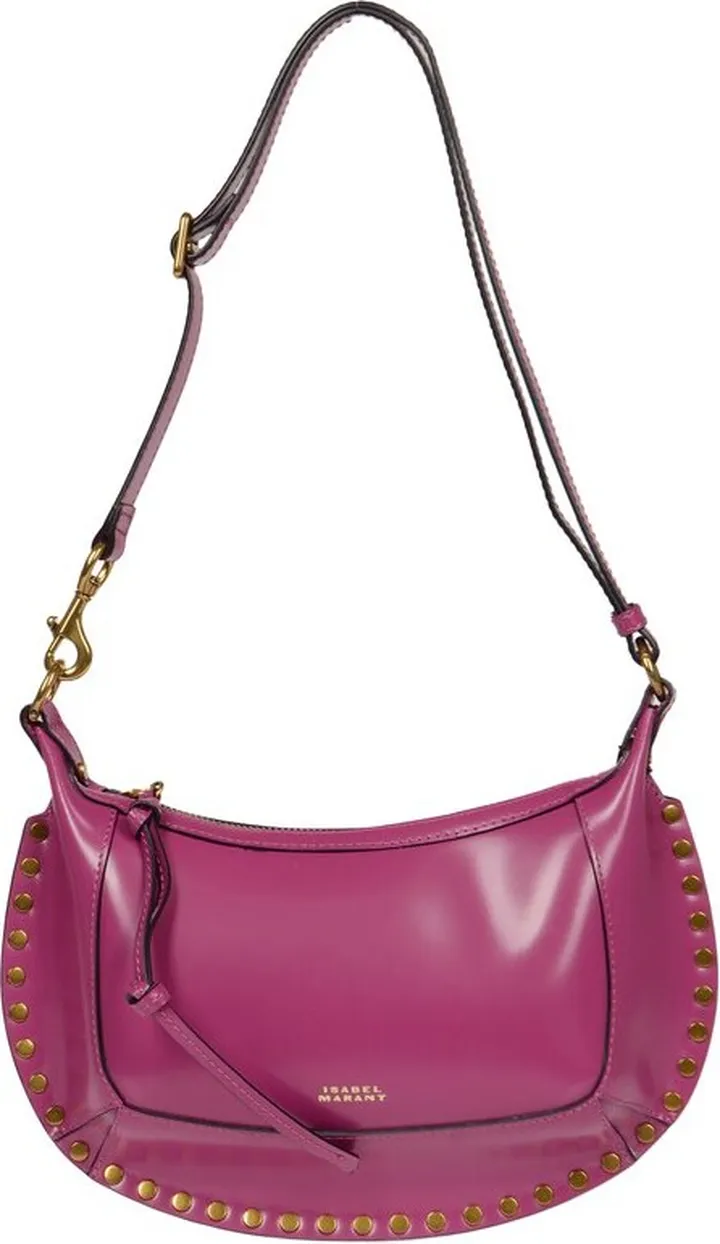 Isabel Marant Oskan Moon Logo Detailed Shoulder Bag