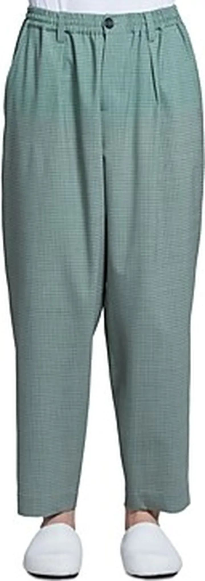 Marni Wool Blend Check Loose Fit Cropped Pleated Pants