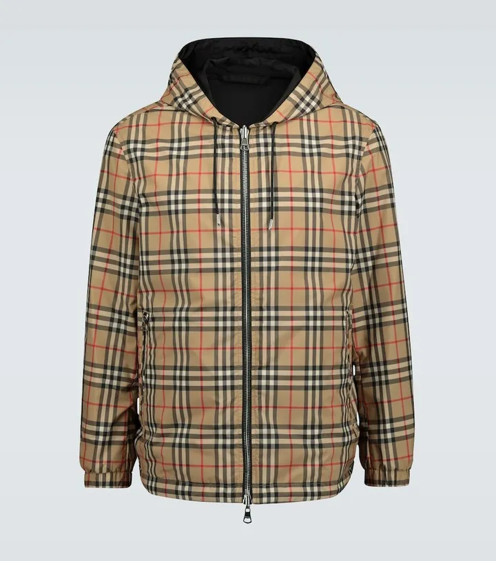 Reversible Burberry Check jacket