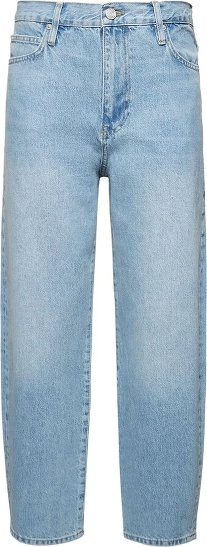 Ultra high rise barrel jeans