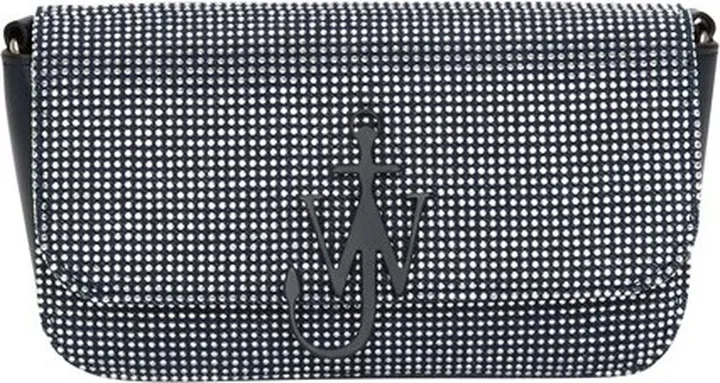 Anchor Chain Baguette - Hotfix Denim Shoulder Bag
