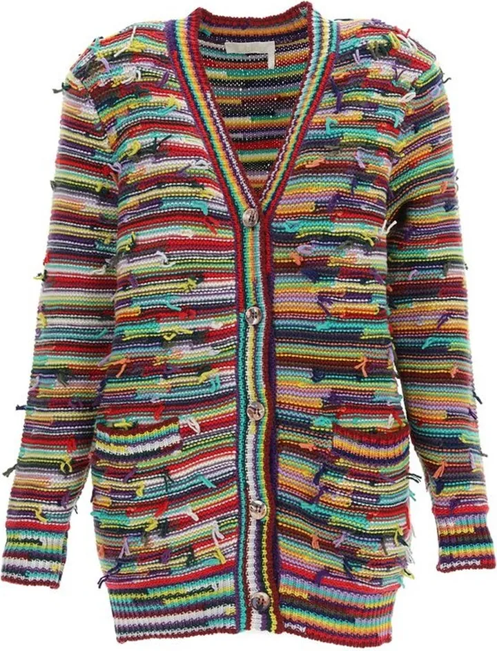 Chloé V-Neck Knit Cardigan