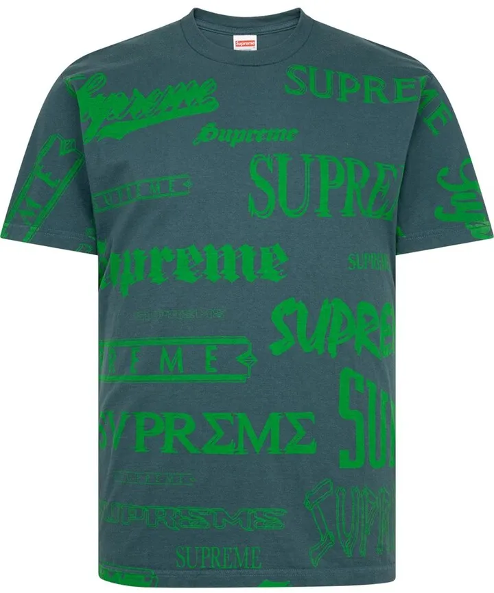 Multi Logo crew neck T-shirt