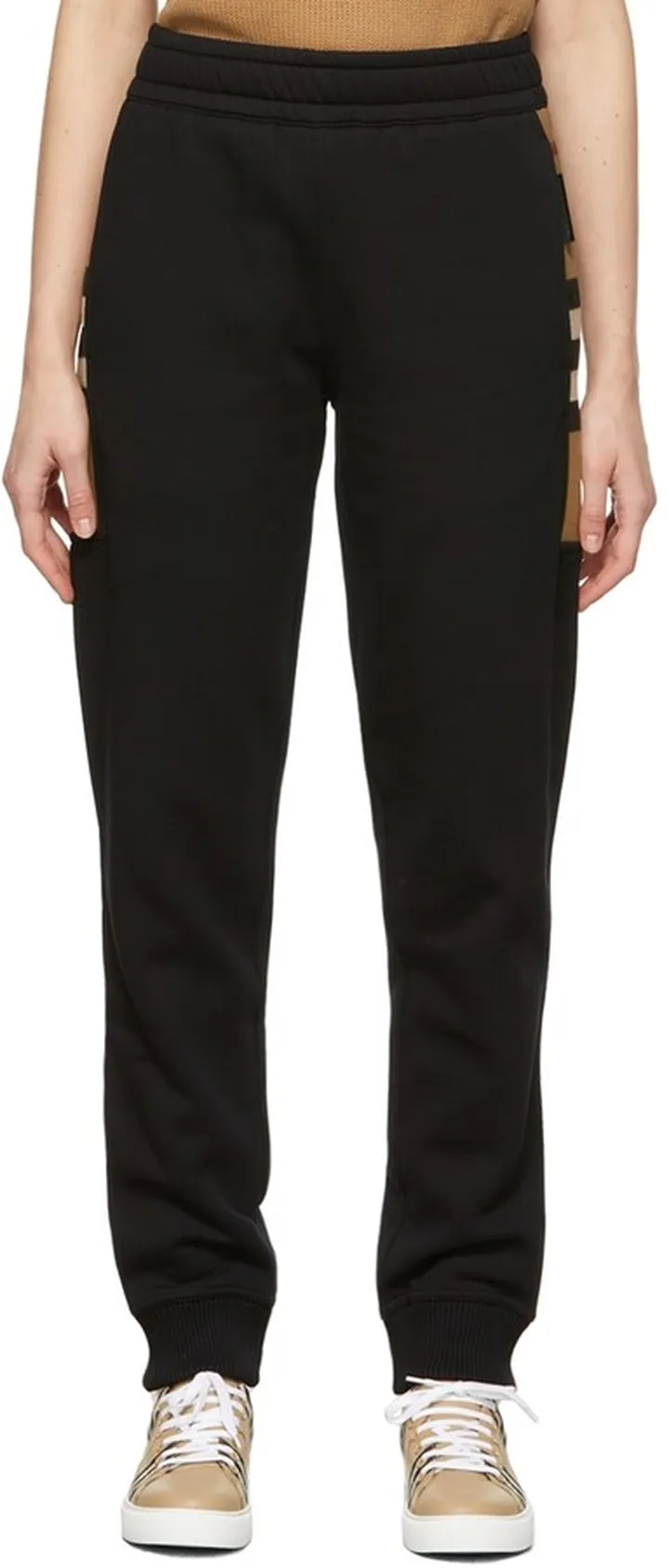 Burberry Black Check Lounge Pants