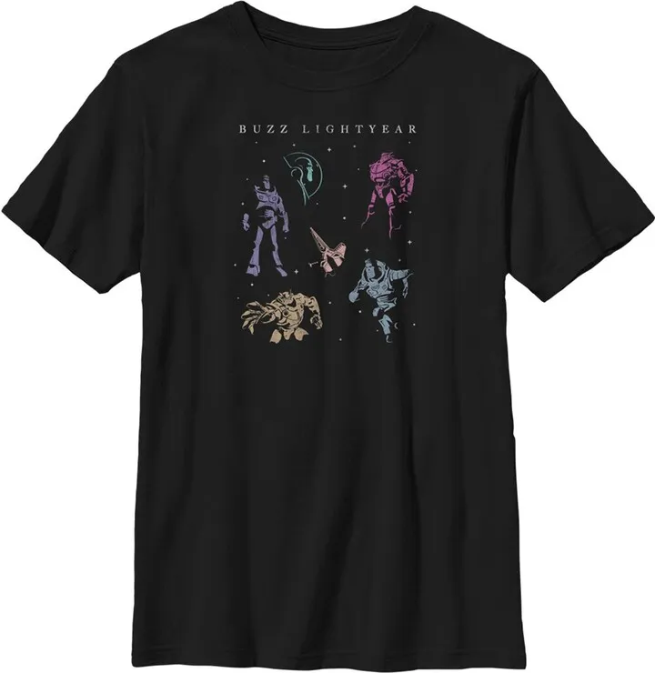 Boy's Lightyear Buzz in Space T-Shirt - Black - X Large